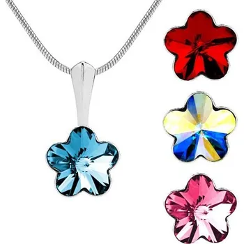 Přívěsek Silvego Přívěsek ze stříbra se Swarovski krystalem květina 10 mm - VSW019P