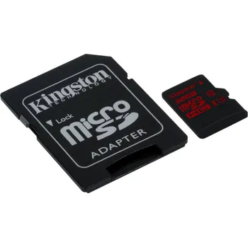 Kingston Micro SDHC UHS-I U3 32GB (SDCA3/32GB) Paměťová karta Kingston Micro SDHC UHS-I U3 32GB (SDCA3/32GB)