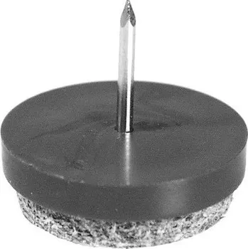 Kluzák filcový s hřebem hnědý - 17mm