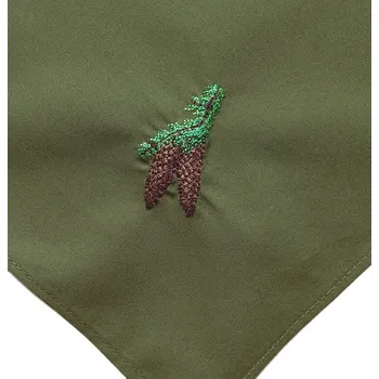 HEDVA ČESKÝ BROKÁT Kapesník myslivecký BA 414 s výšivkou smrkové šišky č.15