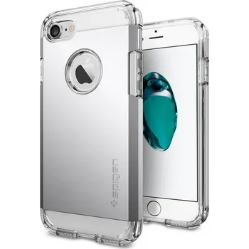 Pouzdro na mobilní telefon Spigen Tough Armor pro iPhone 5/5S/SE stříbrné