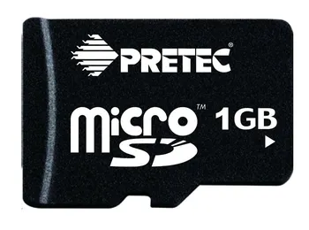 Paměťová karta Pretec Industrial microSDHC 1 GB (UDI001GMAHP)