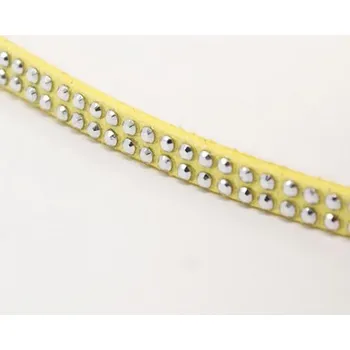 Semišové pásky s cvočky 1m L3695F L3695F
