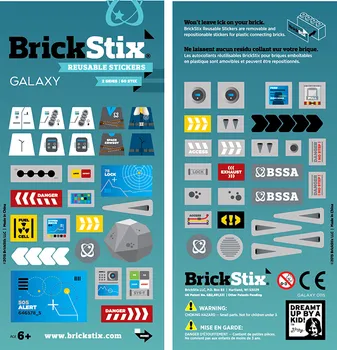 samolepka Ep Line Brickstix Samolepky na stavebnici Galaxy 60 ks