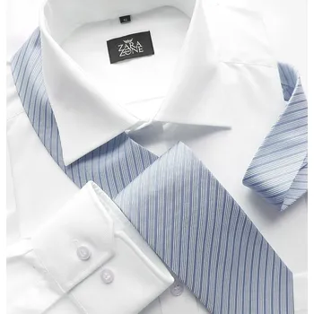 Pánská košile HEDVA ČESKÝ BROKÁT Košile ELEGANT bílá Velikost: 40, Fazóna: Elegant