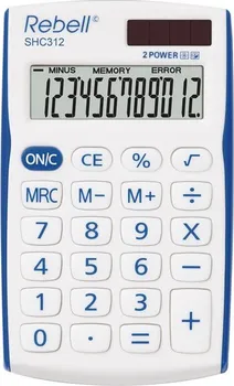 Kalkulačka Rebell SHC 312 bílo-modrá