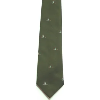 Kravata HEDVA ČESKÝ BROKÁT Kravata PESh 9 cm myslivecká LETÍCÍ KAČENA č.01