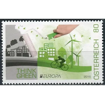 Poštovní známka Österreich post (2016) MiNr. 3268 ** (€ 0,80,-) - Rakousko - Europa: Šetrnost vůči životnímu prostředí