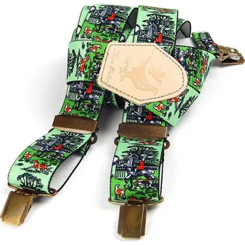 Kšandy HEDVA ČESKÝ BROKÁT Pánské myslivecké šle gumové HON