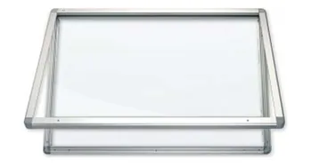 tabule 2x3 vitrína s horizontálním otevíráním 75 x 70 cm