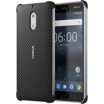 Pouzdro na mobilní telefon Nokia Carbon Fibre Case pro Nokia 5 černý