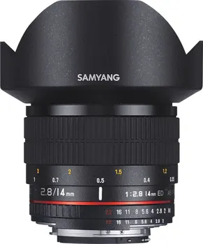 Objektiv Samyang 14 mm f/2.8 ED AS IF UMC pro Pentax 