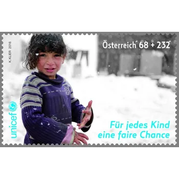 Poštovní známka Österreich post (2016) MiNr. 3249 ** - Rakousko - UNICEF - pro každé dítě spravedlivou šanci