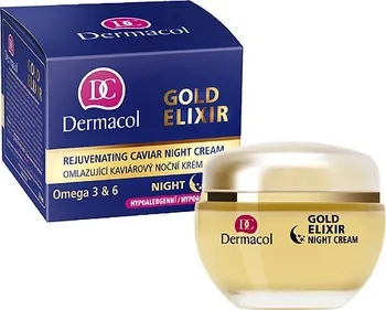 Dermacol Gold Elixir Rejuvenating Caviar noční krém 50 ml