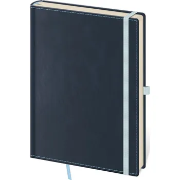 Zápisník Helma 365 Double Blue S tečkovaný