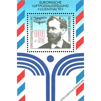 Poštovní známka (1991) MiNr. 1543 ** - Německo - BLOCK 23 - Evropská letecká výstava