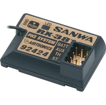 RC vybavení Sanwa RX-381 FHSS-3 S107A41073A