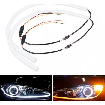 Denní svícení 2x LED DRL denní svícení s funkcí blinkru 60cm