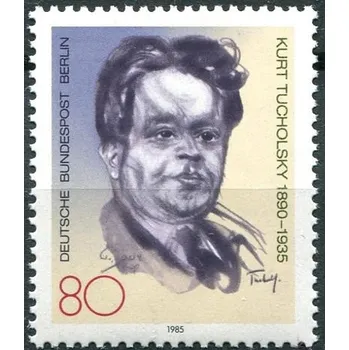 Poštovní známka Deutsche Bundespost Berlin (1985) MiNr. 748 ** - Berlín - západní - K. Tucholsky (1890-1935), spisovatel