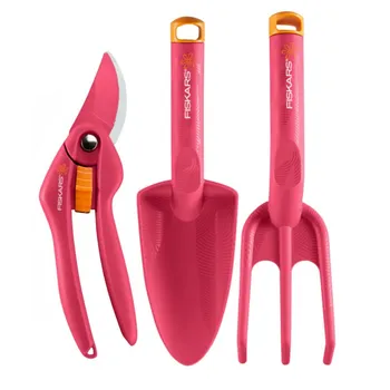 Sada zahradního nářadí Fiskars Inspiration Ruby 1020419 sada