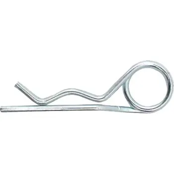 Bezpečnostní závlačky dvojitě zahnuté pro třetí body 10 ks průměr 5 mm