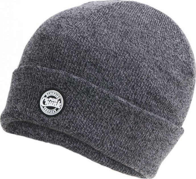 Fox Chunk Bobble Hat Wollmütze Grey/Black Marl