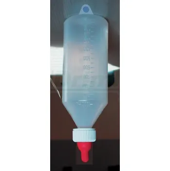 Chov hospodářského zvířete Láhev pro jehňata 1 l polyetylén, se stupnicí a závěsným poutkem