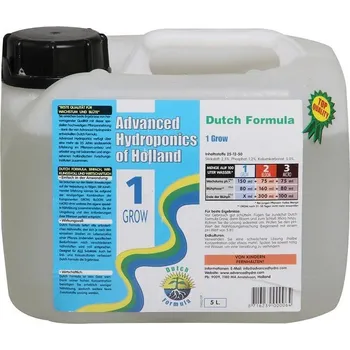 Advanced Hydroponics Dutch Formula Grow, 5 l