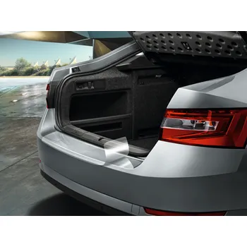 Lišta karosérie Škoda Superb III-Ochranná fólie zadního nárazníku