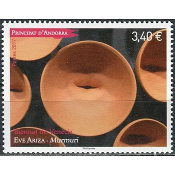 Poštovní známka Post France (2017) MiNr. 821 ** - Andora (Fr.) - Mezinárodní umělecká bienále v Benátkách (2016)