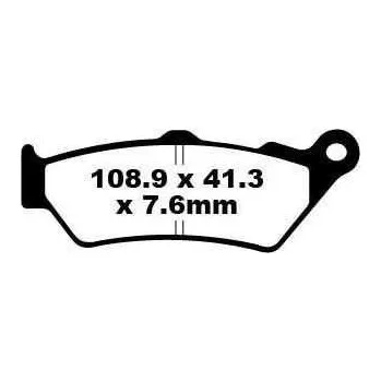 Brzdový komplet EBC FA209/2 V organické V brzdové destičky pro motorku