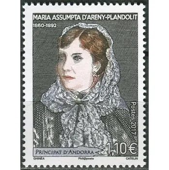 Poštovní známka Post France (2017) MiNr. 819 ** - Andora (Fr.) - Maria Assumpta Areny-Plandolit