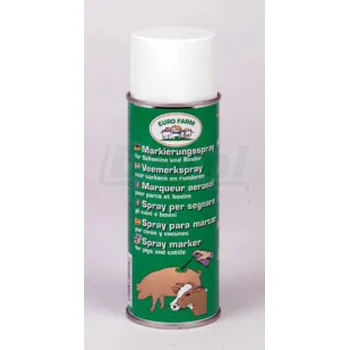 Chov hospodářského zvířete EURO TOP MARKER - 500 ml, modrý, pro skot, kozy, prasata - značkovací sprej