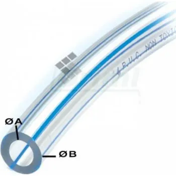 Hadice 7,6x14,5 plastová transparentní Spaggiari, cena za 1 metr