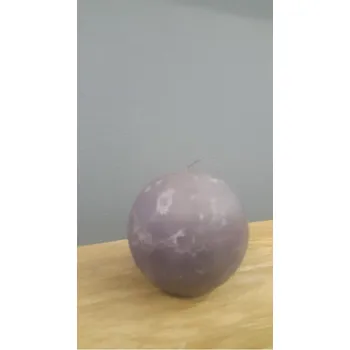 Svíčka Hitra Svíčka Rustic koule šedá