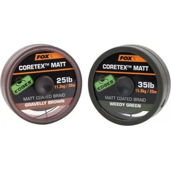 FOX Edges Matt Coretex 20 m zelená, 25 lb