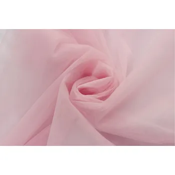 Tyl jemný 300 cm šíře - Světle růžový