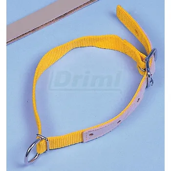 Chov hospodářského zvířete Obojek pro ovce a kozy, nylon, žlutý