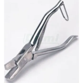 Vrubovací kleště k značení prasat, kapesní, nerez - obdélníkový výřez n