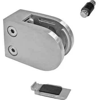 Držák skla, nerezový sloupek 40x40x2/T8-12,76/B63/H45