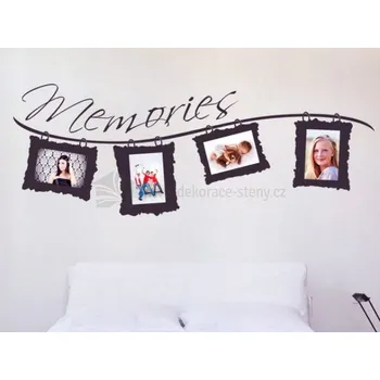 Samolepící dekorace Dekorace-steny.cz - Samolepky - Fotorámeček memories - 359