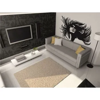 Samolepící dekorace Dekorace na zeď - Dívka ve větru - dekorace-steny.cz - 60 x 90 cm - 099