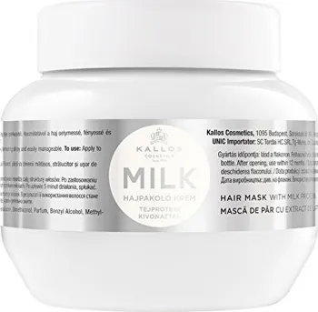 Vlasová regenerace Kallos Milk maska na vlasy 1000 ml
