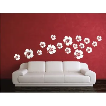 Samolepící dekorace Dekorace-steny.cz - Samolepky na zeď - 50 květů - 110