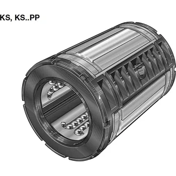 KS50 INA lineární kuličkové pouzdro bez těsnění