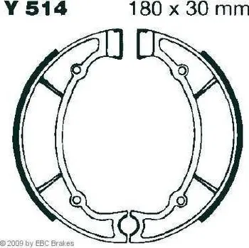 Autodíl EBC Y 514 brzdové pakny čelisti na motorku