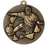 Poháry.com Medaile MD51 fotbal zlato