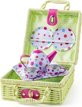 Woody Piknik košík s čajovou soupravou 8 ks