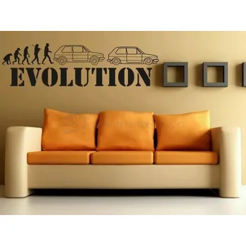 Samolepící dekorace Samolepky na zeď - Evoluce Tuning - dekorace-steny.cz - 30 x 100 cm - 389