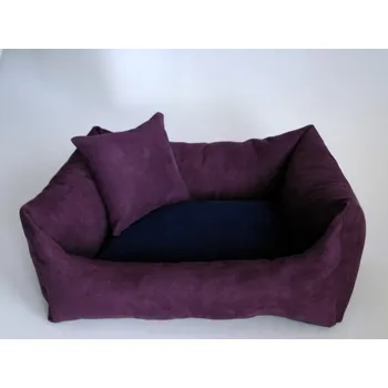 Pelíšek pro psa DELUXE Pelíšek pro psa - švestka / granát - tmavý / švestka